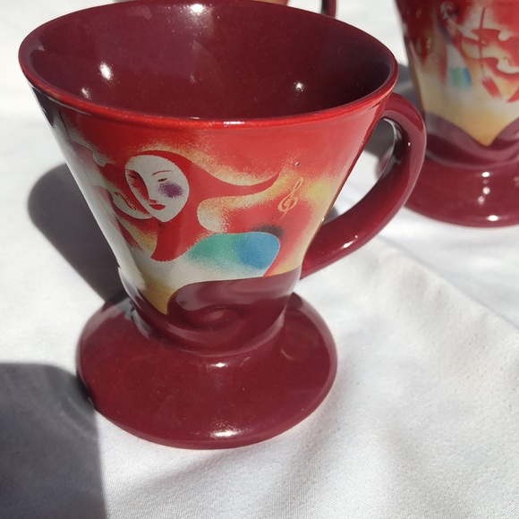 Linda Frichtel Expresso Cups, set of 4 - Picture 2 of 7